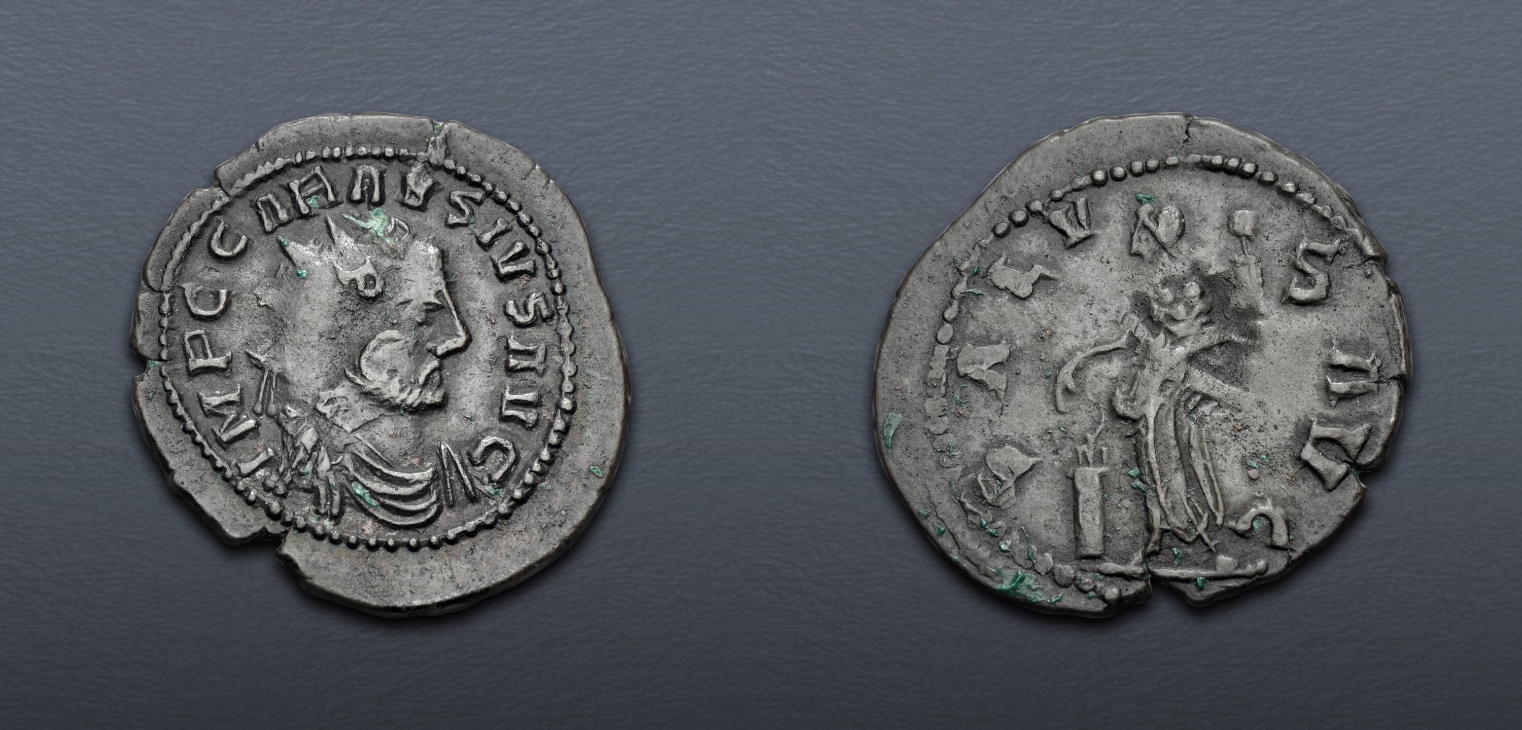 Carausius. Romano-British Emperor, AD 286-293. Antoninianus (19.5mm, 2. ...