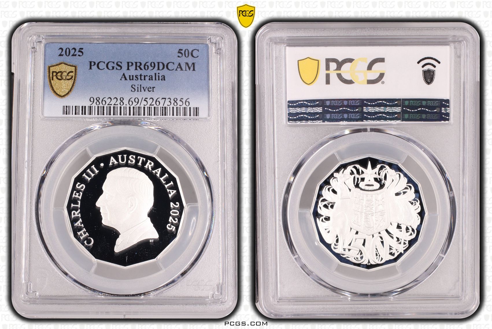 Silver, Fifty Cent, 2025, PCGS PR69DCAM