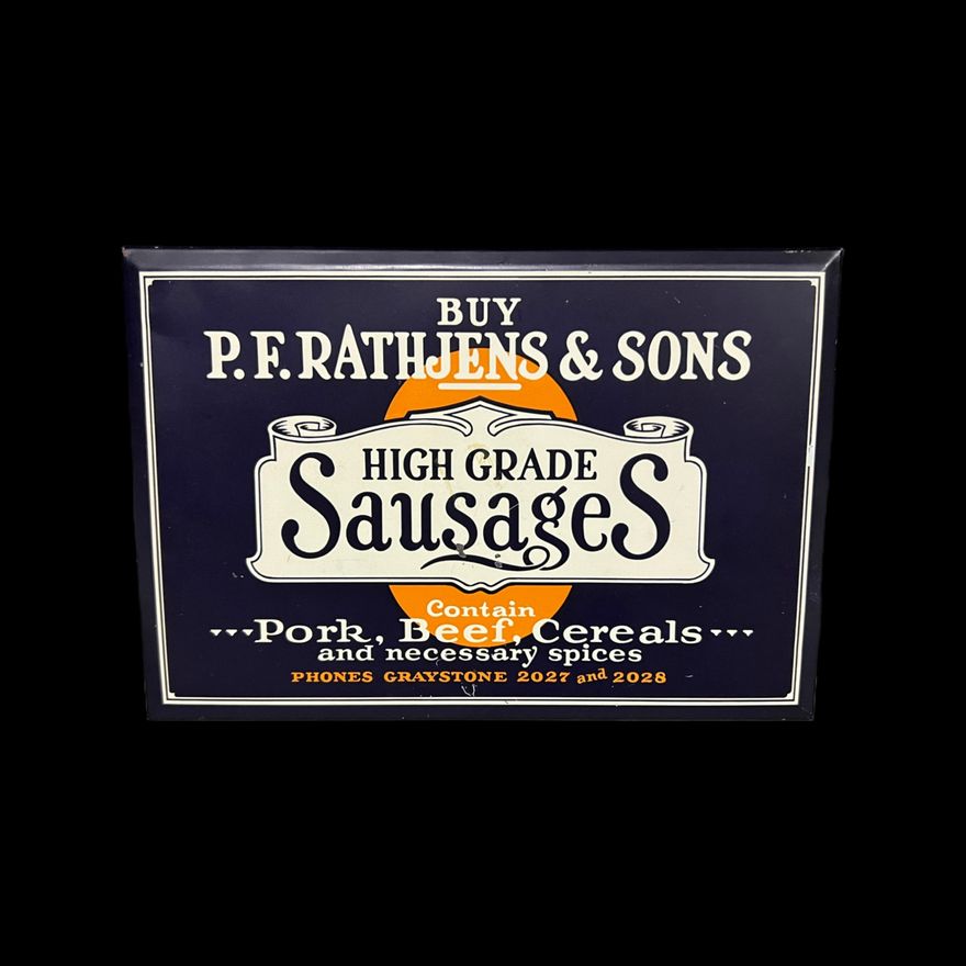 Rathjens & Sons High Grade Sausages Pork Beef Cereals