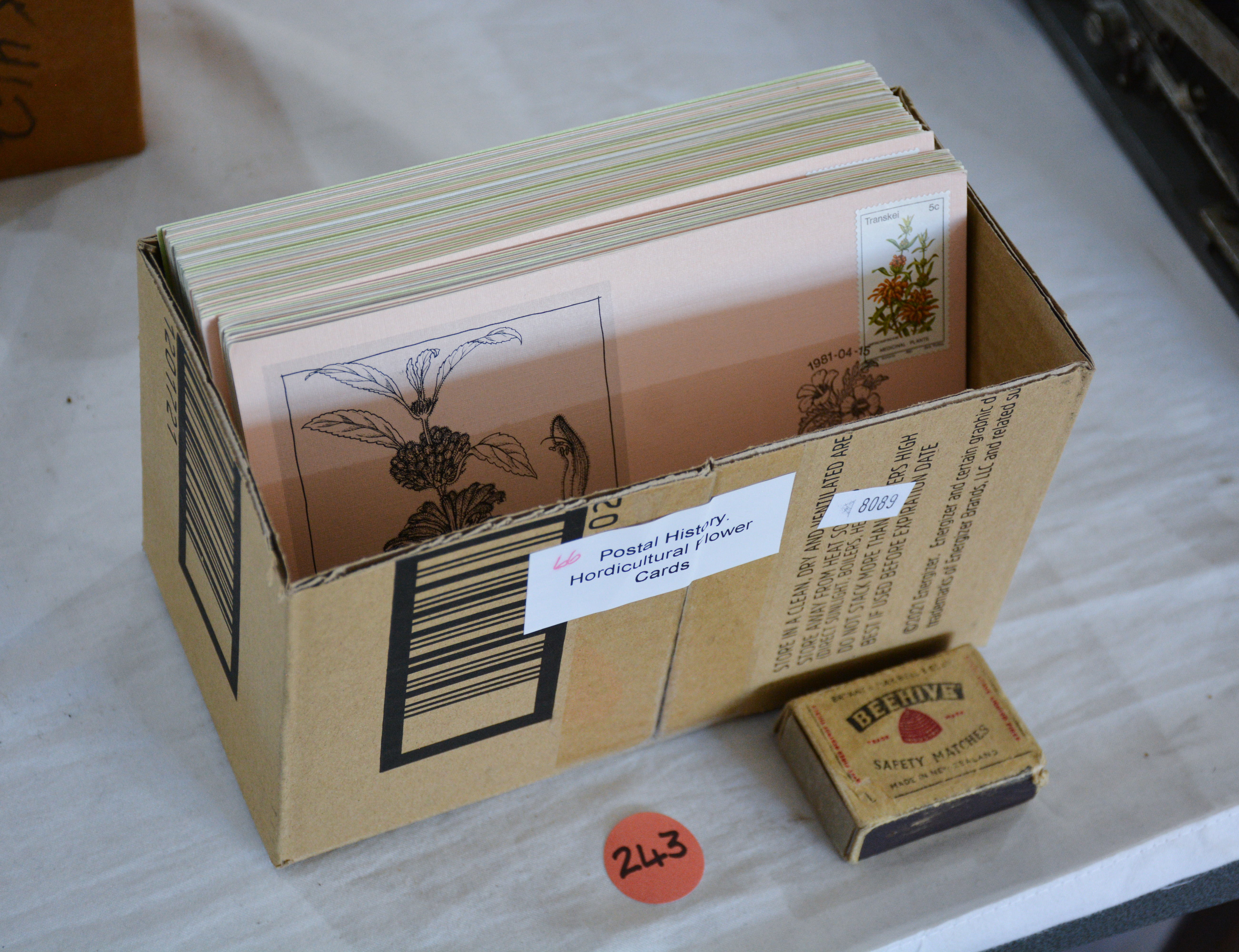 Postal History Horticultural Flower Cards — NZ auction result