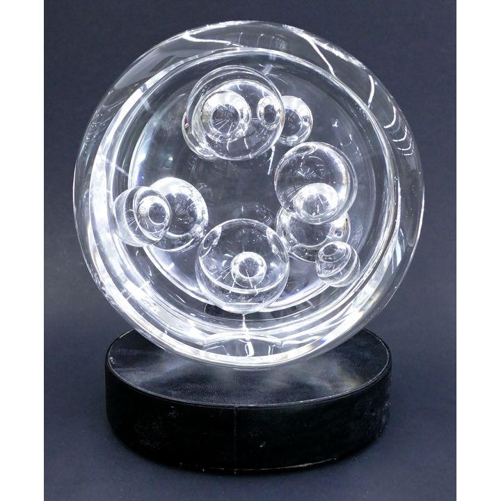 Peter Yenawine for Steuben ''Circles'' 1972 Crystal