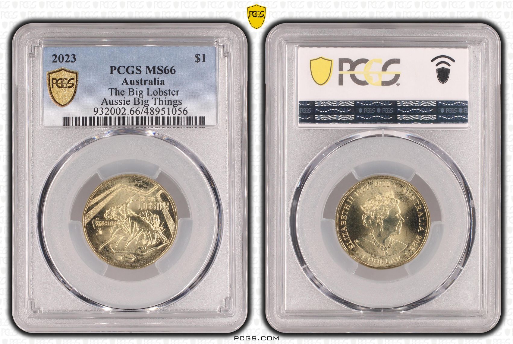 Elizabeth II, The Big Lobster Aussie Big Things , One Dollar, 2023, PCGS MS66