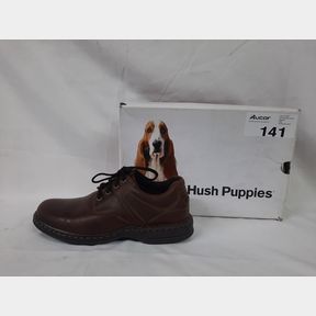 HUSH PUPPIES BENNETT CHESTNUT MEN S CASUAL LACE UP - BROWN -MEN UK 8