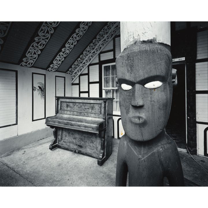 Laurence Aberhart 'Te Waiherehere, Koroniti, Whanganui River, May 29 1986'