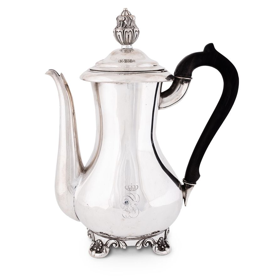 Dzbanek do kawy, Orafo Giacomo Vincenzi, (1801–1837), Modena, ok. 1830 r.