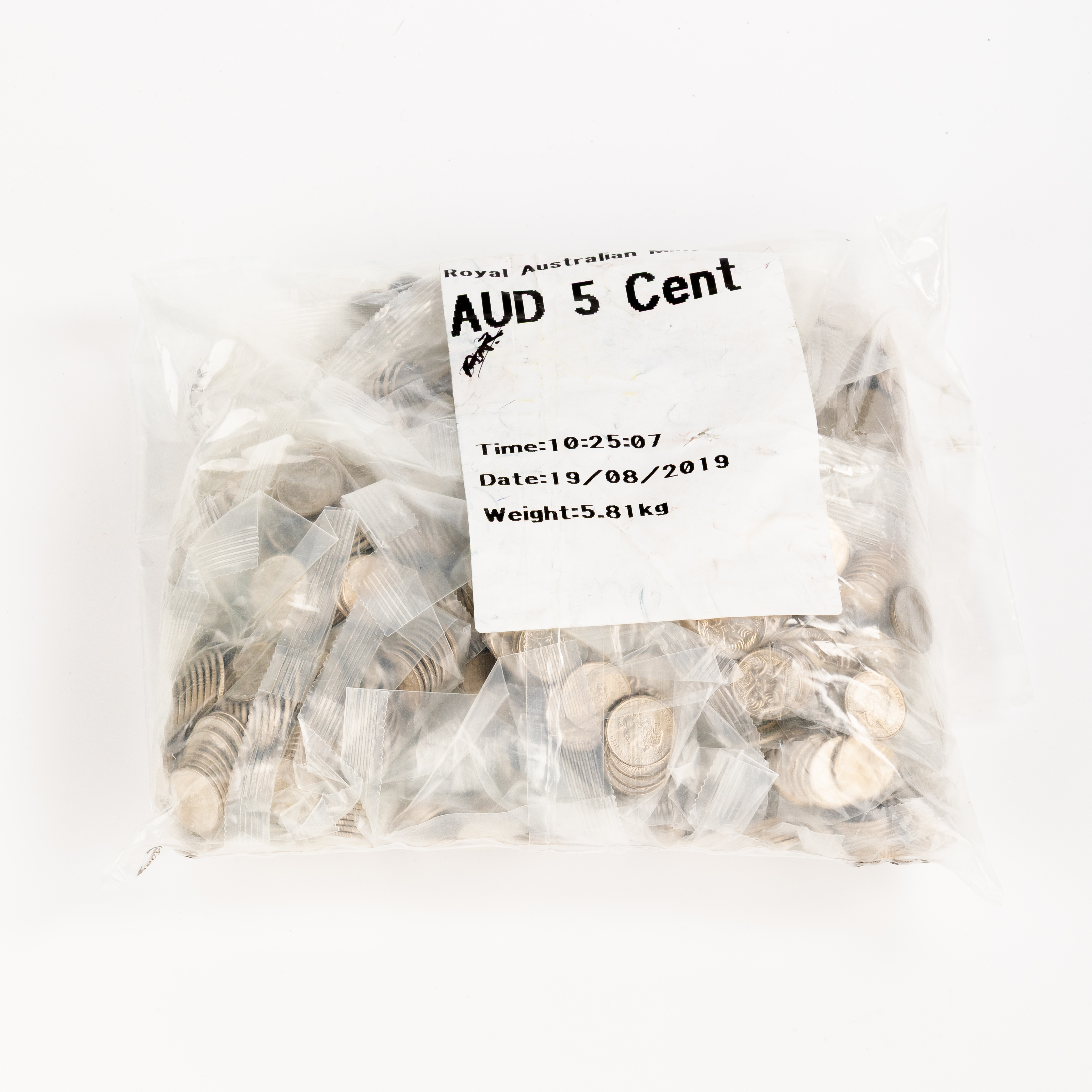 Elizabeth II, RAM - Echidna, Five Cents, 2019, UNC