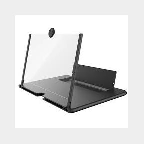 Folding HD Phone Smartphone Magnifier Screen Amplifiers - Black --51463/3823 B3 (S4)