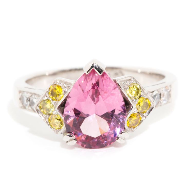 2.44ct Spinel Platinum Ring