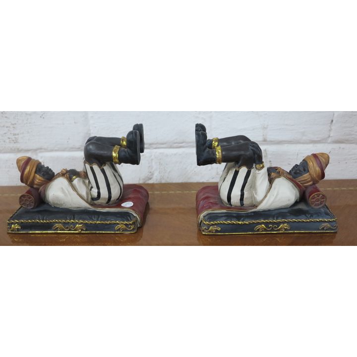 PAIR OF FIGURAL BOOKENDS