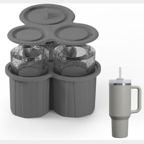 ICE MOLD FOR STANLEY CUP SUITABLE FOR 40 OUNCES SILICONE ICE CUBE TRAY HOLLOW CYLINDRICAL ICE MOLD SUITABLE FOR EASY RELEASE MOLD