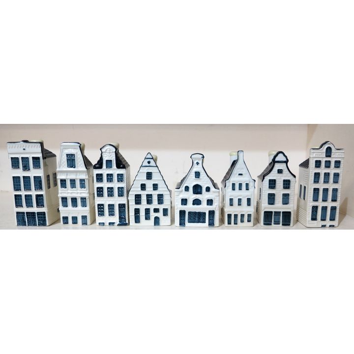 SET OF 8 KLM BOLS CONTAINERS.