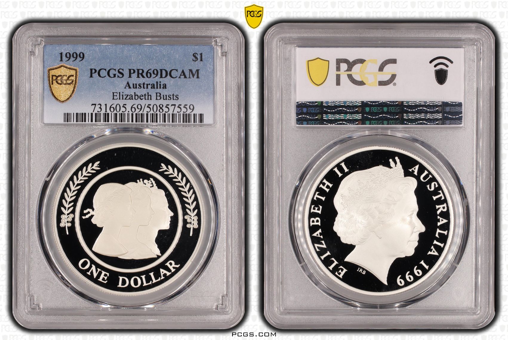 Elizabeth Busts , One Dollar, 1999, PCGS PR69DCAM