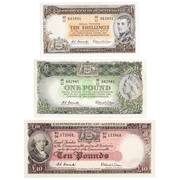 Coombs/Wilson, Ten Pounds, 1954, EF