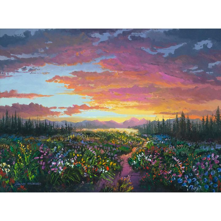 Thomas deDecker (1951-), Western Sunset