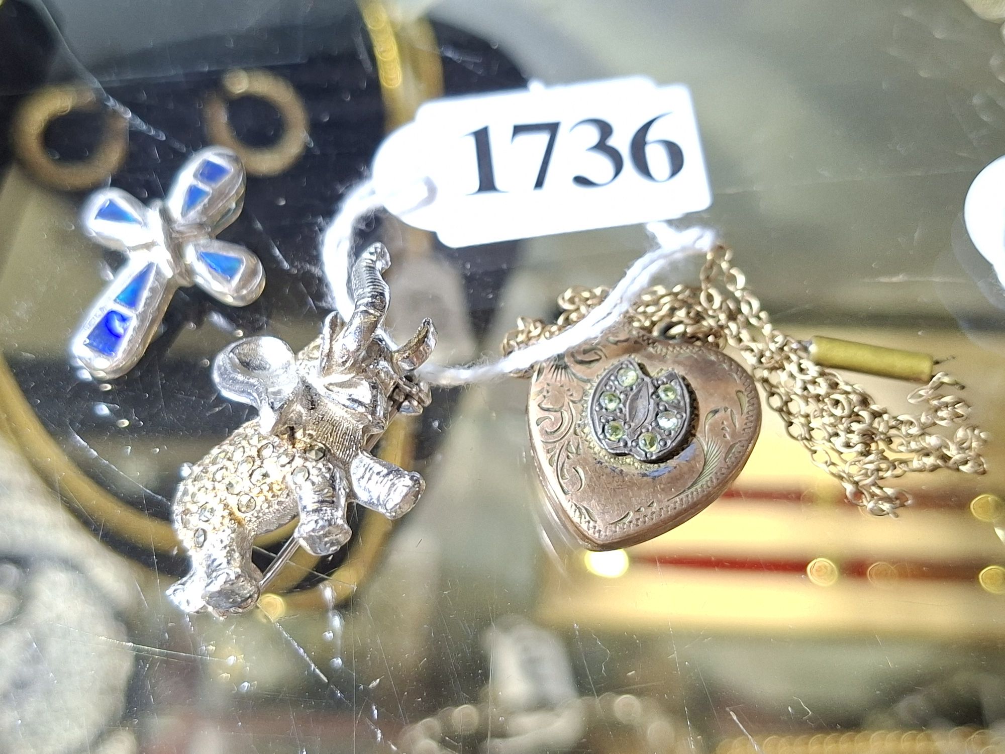 Collection Of Lockets And Pendants Etc