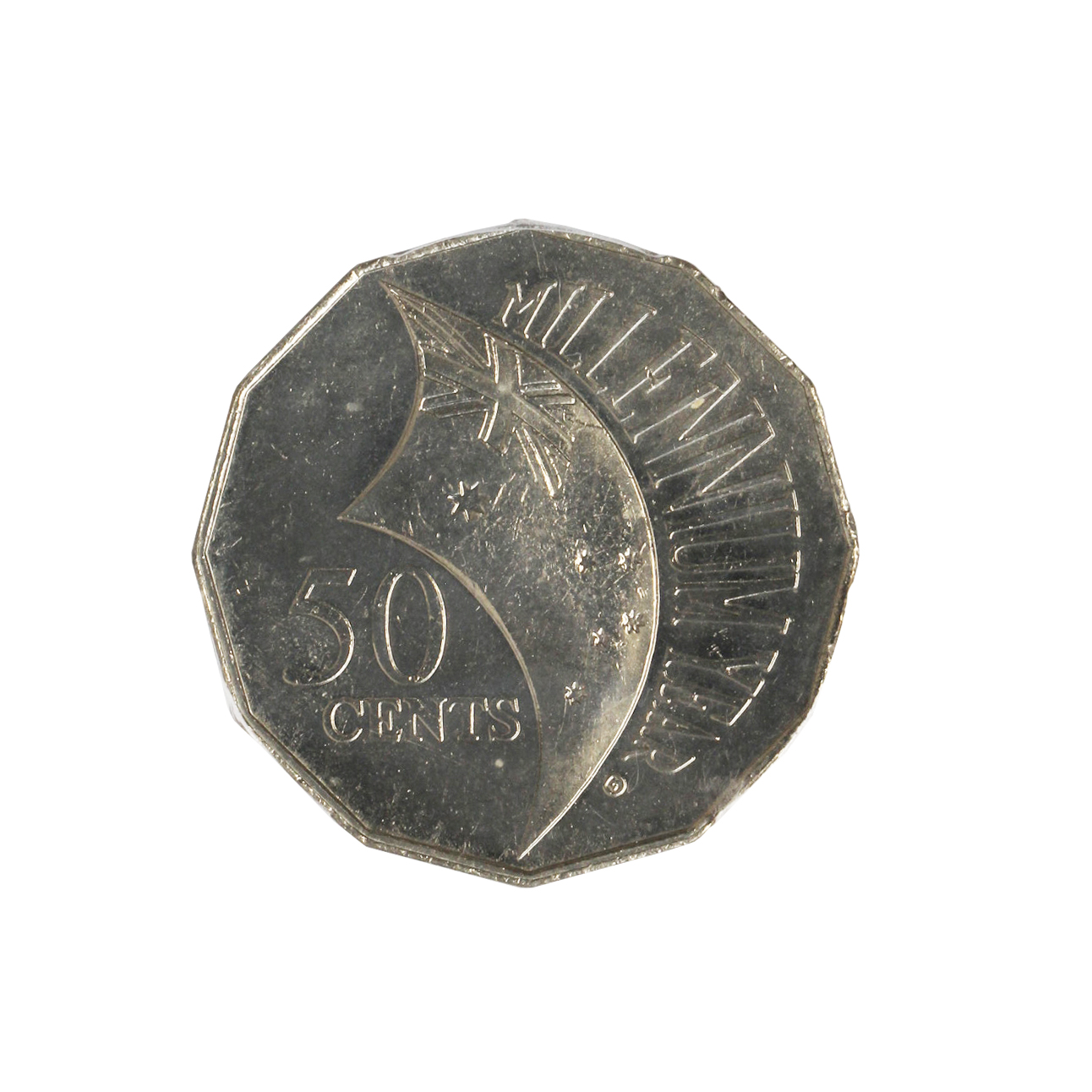 845. · Elizabeth II, Fifty Cents, 2000, MS 63