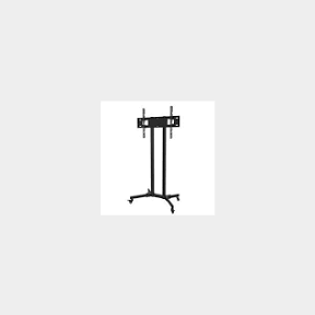 MOUNTRIGHT PORTABLE MOBILE TROLLEY WHEELS TV FLOOR STAND