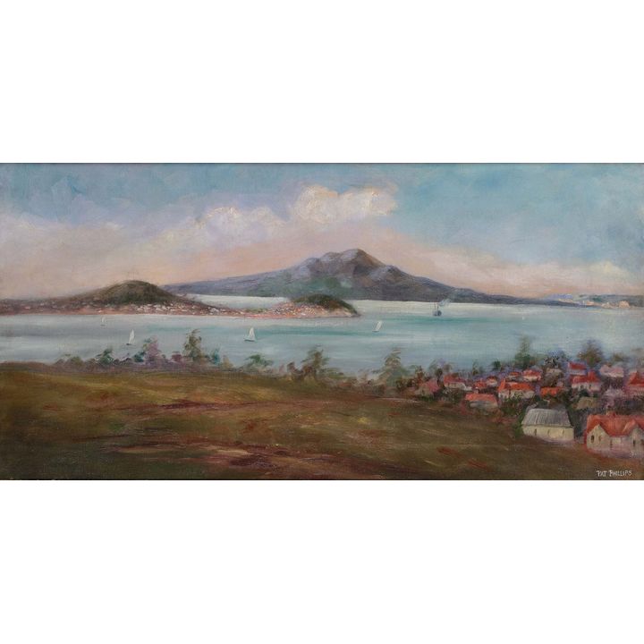 Pat Phillips 'View of North Head and Rangitoto'