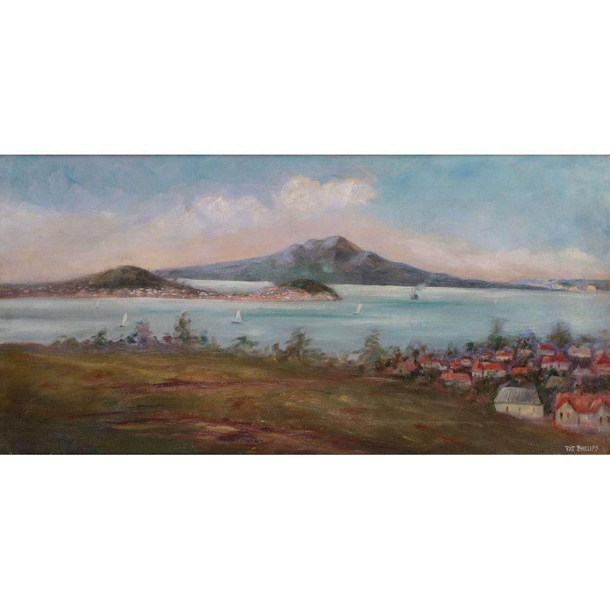 Pat Phillips 'View of North Head and Rangitoto'