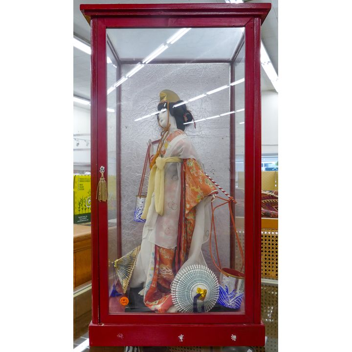 Vintage Japanese Hand Made Geisha Doll in Case