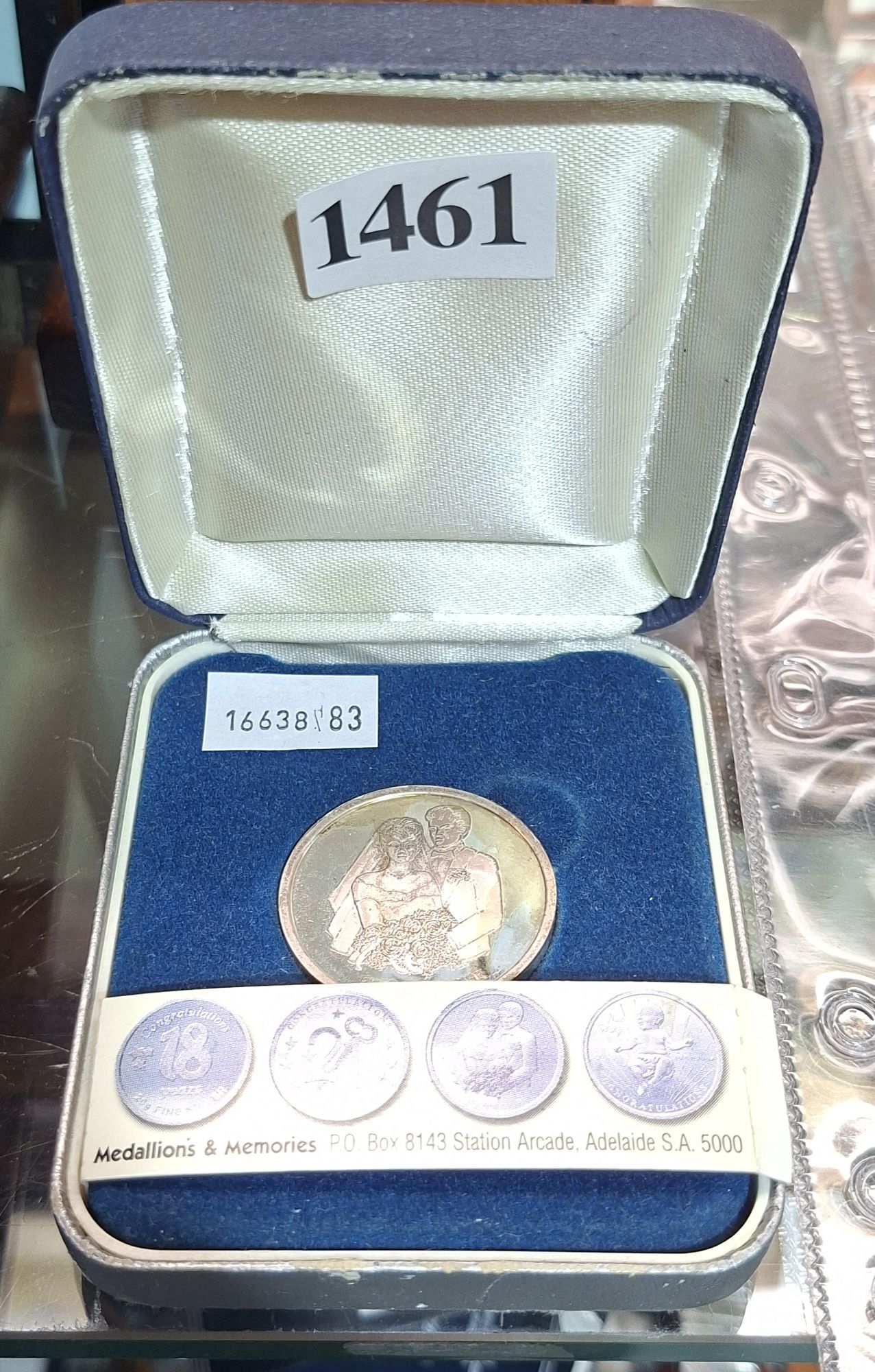 Silver Wedding Medallion