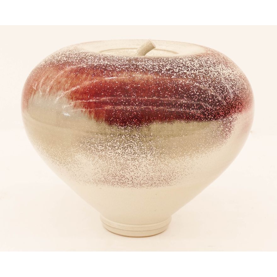 Tom Coleman Copper Red Jar Glazed Porcelain