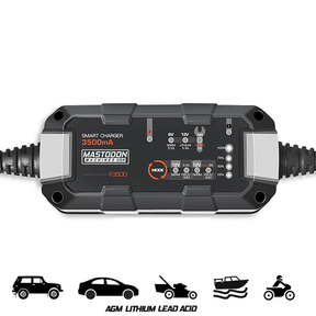Mastodon F3500 12V/6V 3.5Ah Intelligent Battery Charger | DEFECTIVE