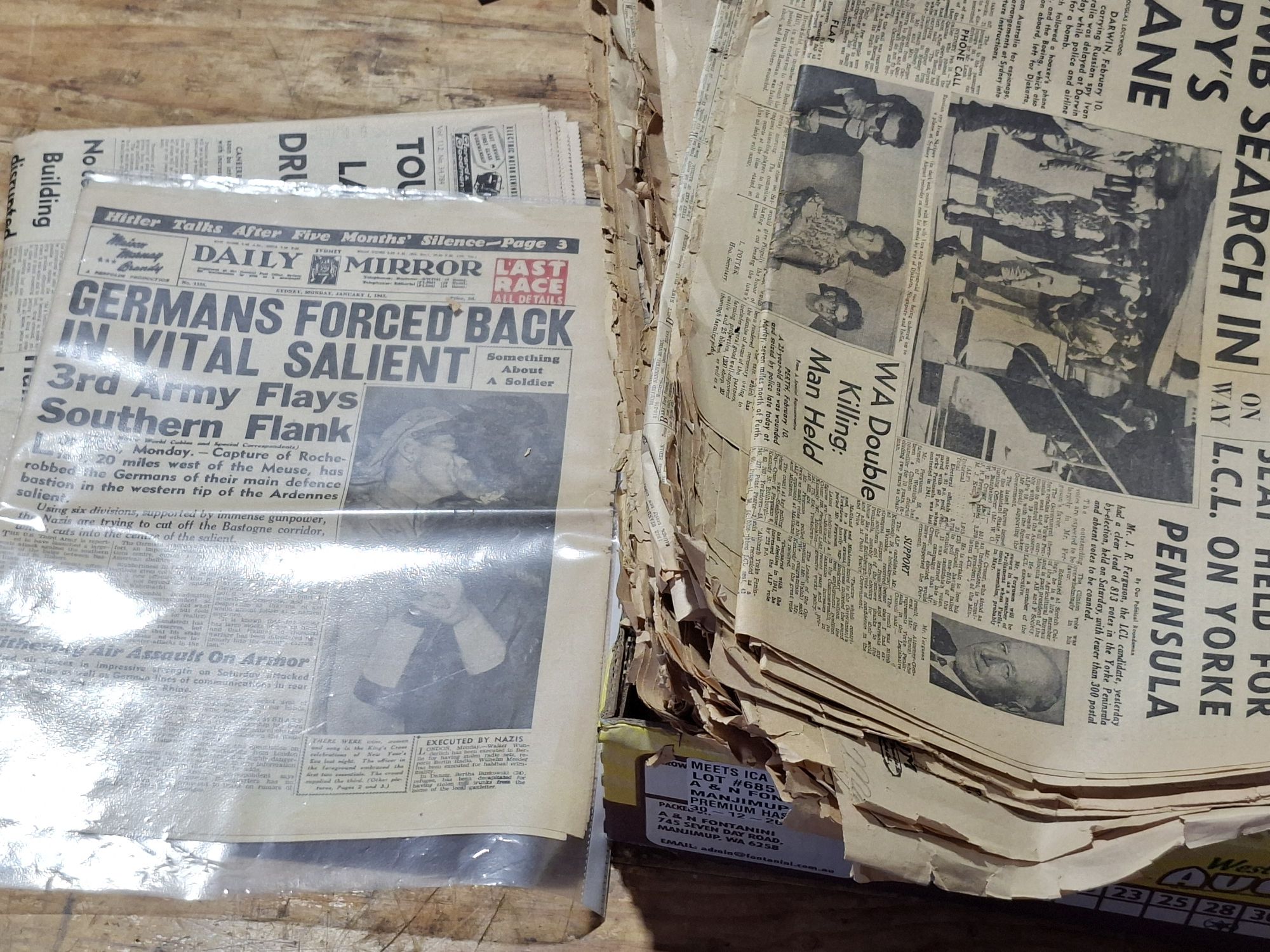 Vintage Newspaper Collection