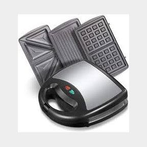 3 in 1 Non Sticking Breakfast Sandwich Maker - Best Trader-Bar 9902188653331- 51745/26349