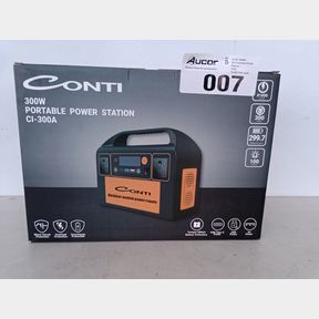 CONTI 300W POWER STATION | LITHIUM | DC- AC- USB | 298 WH | CI-300A
