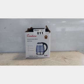 CONDERE - 2 LITRE CORDLESS GLASS ELECTRIC KETTLE - YELLOW -