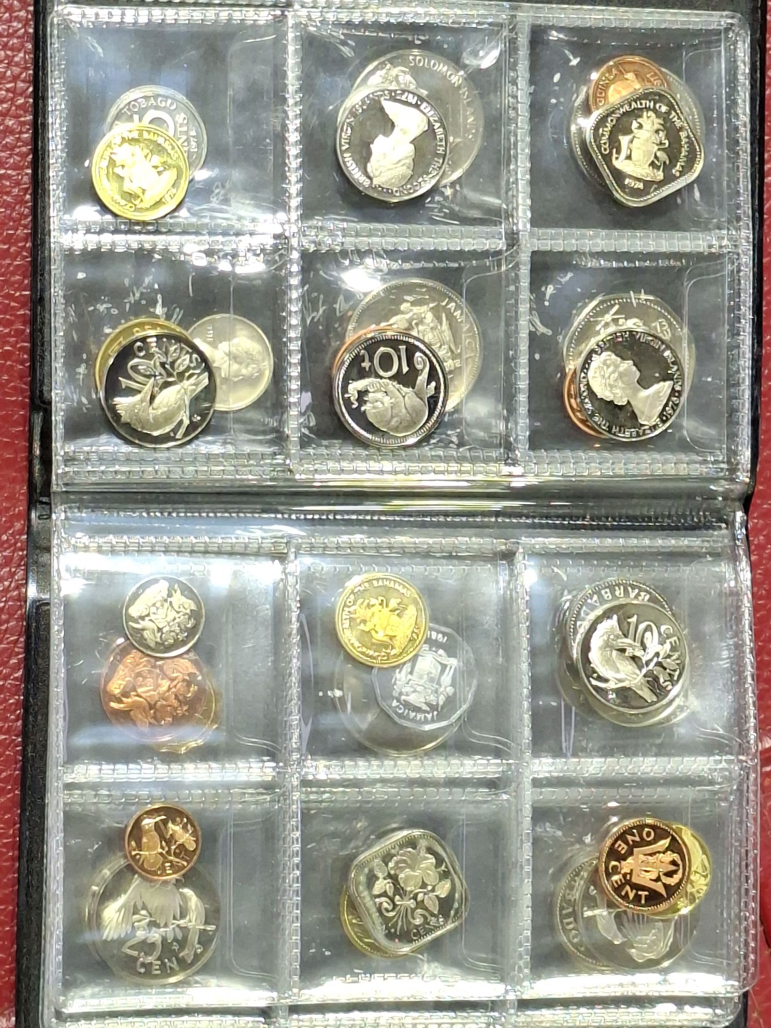 Folder Of World Proof Coins