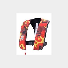AUTOMATIC INFLATABLE LIFE JACKET RED CAMO - 51230/9900
