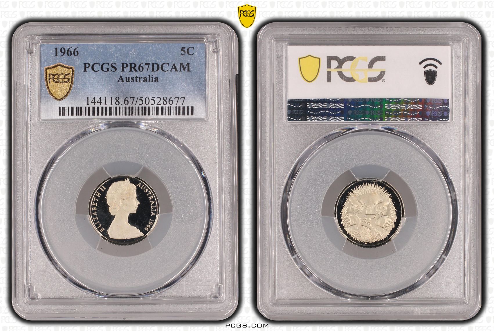 Five Cent, 1966, PCGS PR67DCAM