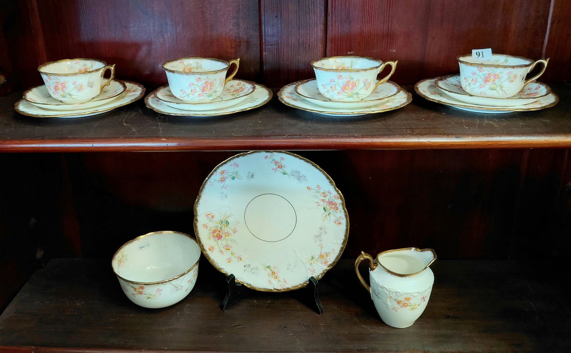 91 · 19THC TEAWARES