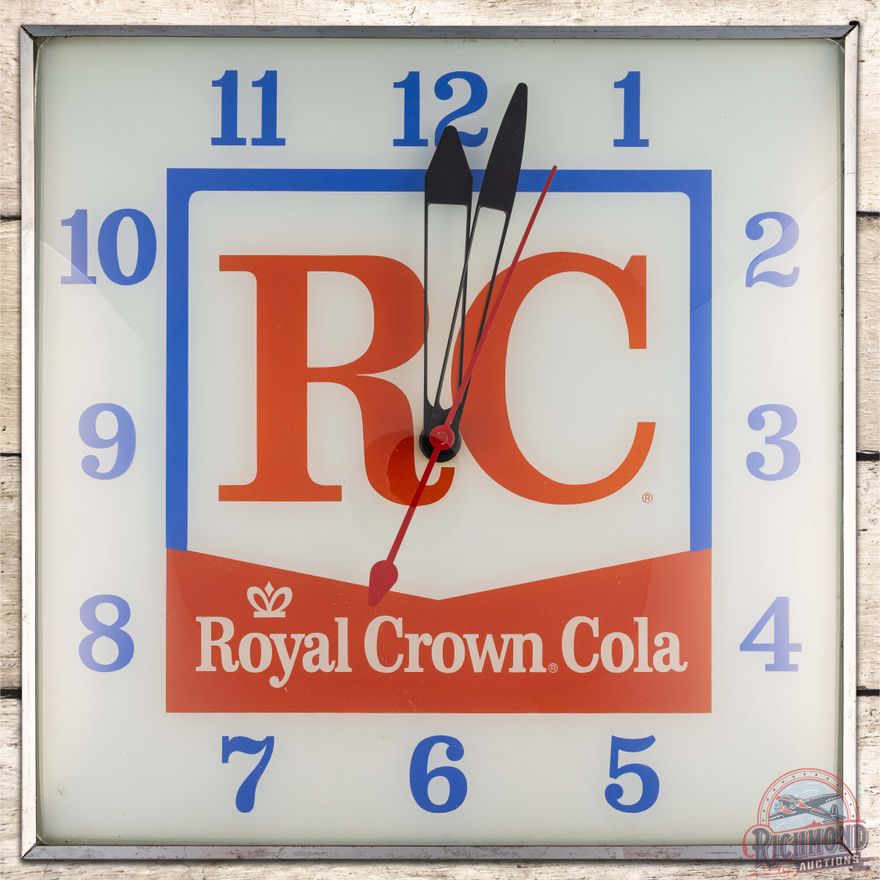 RC Royal Crown Cola Lighted Pam Advertising Clock