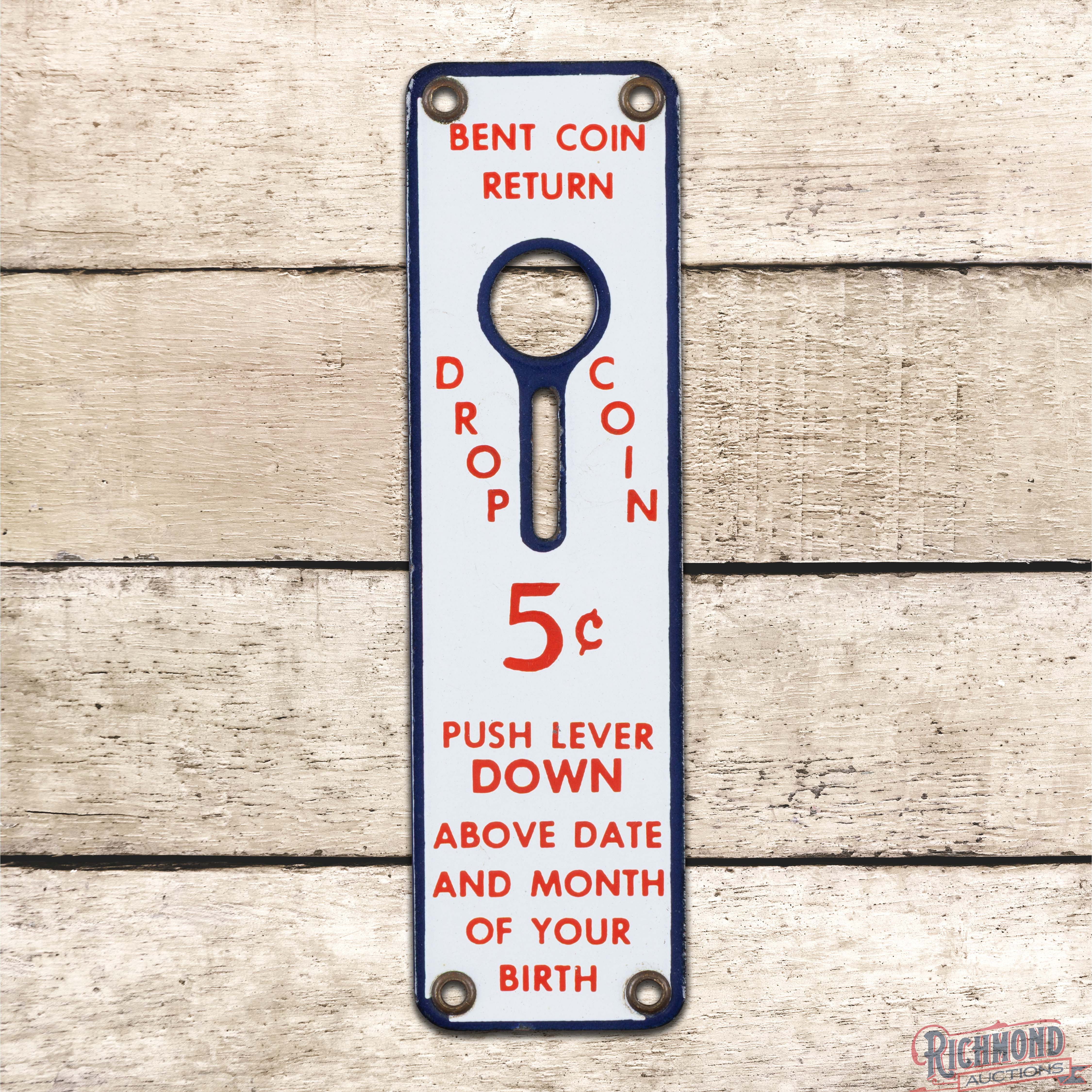 Watling Horoscope Drop Coin 5 Cents Push Lever Down Single Sided ...