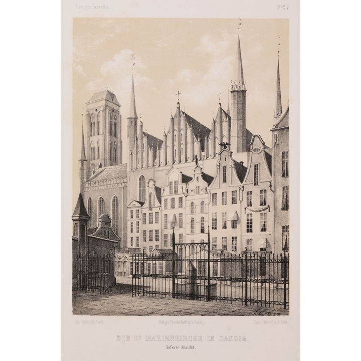 Julius Greth | Die St. Marienkirche in Danzig