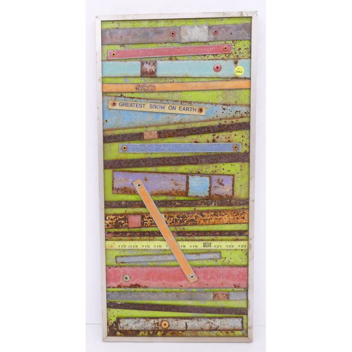 Steel Assemblage Framed Artwork- 27x13''