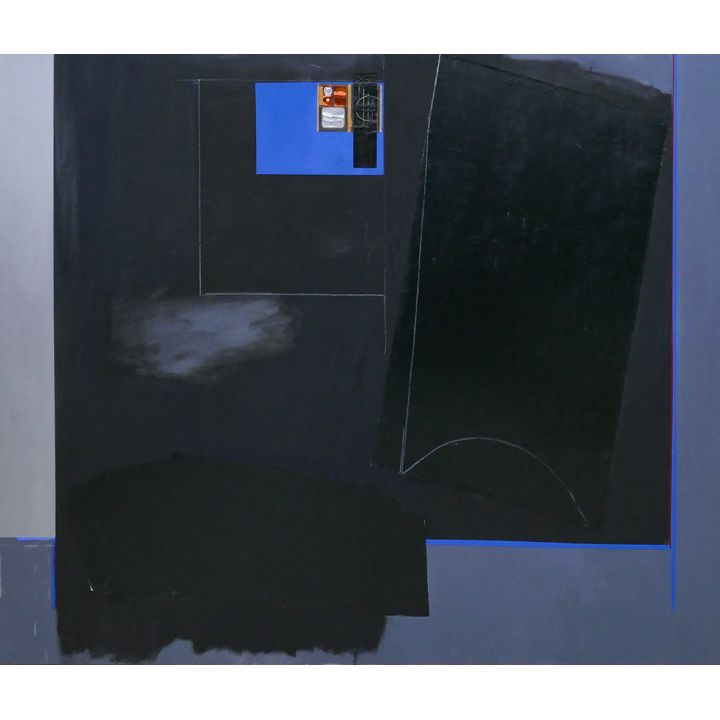 Esther Podemski ''Black Painting with Needles'' 1980