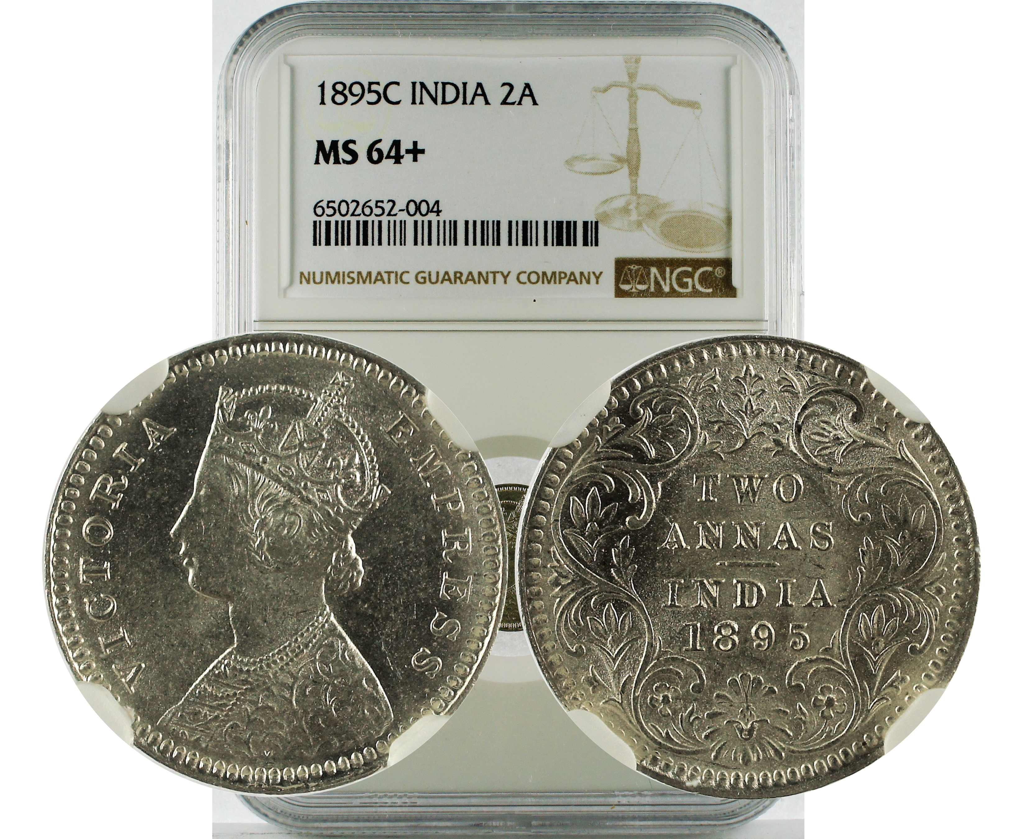 1895C INDIA 2A MS 64+