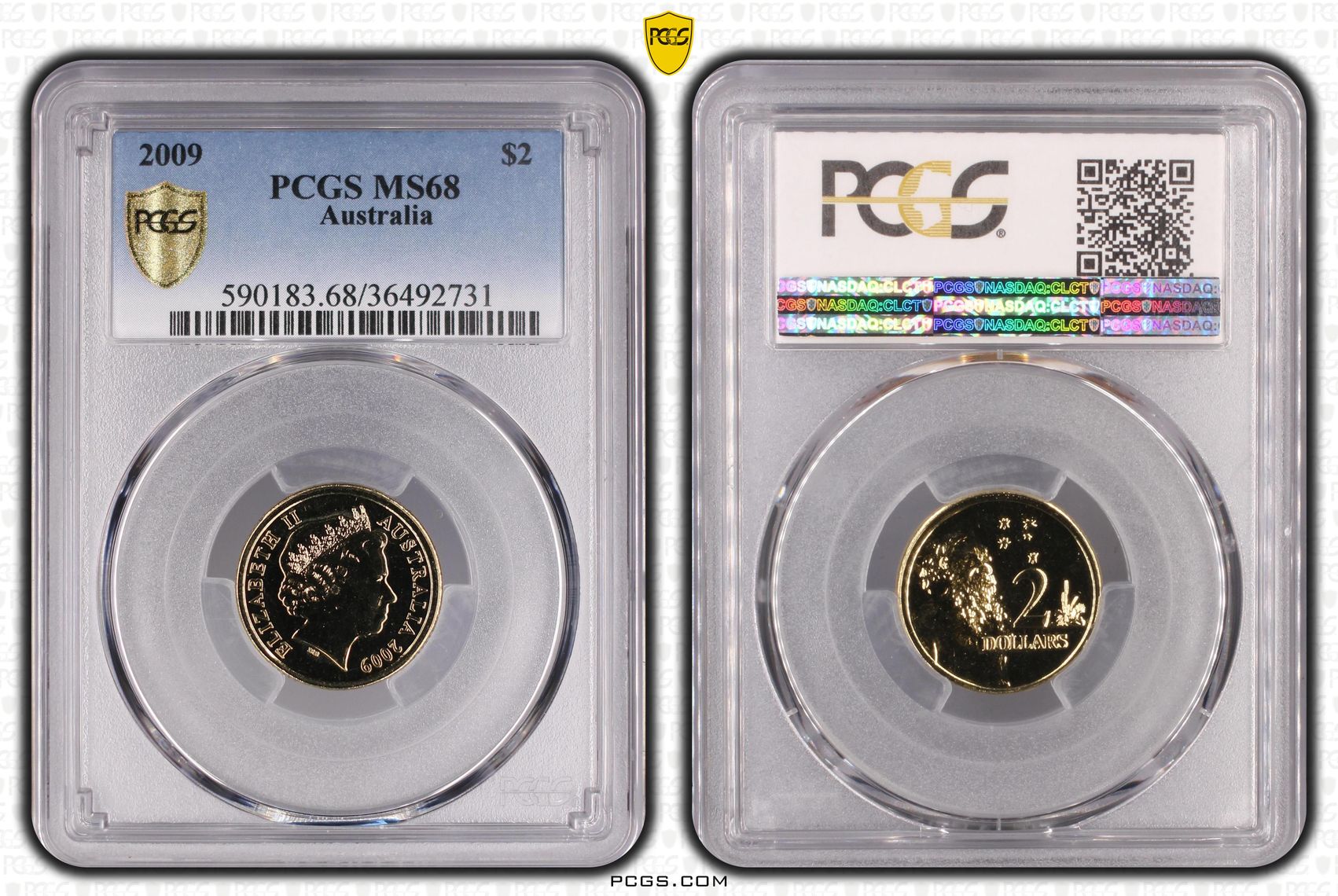 Two Dollar, 2009, PCGS MS68