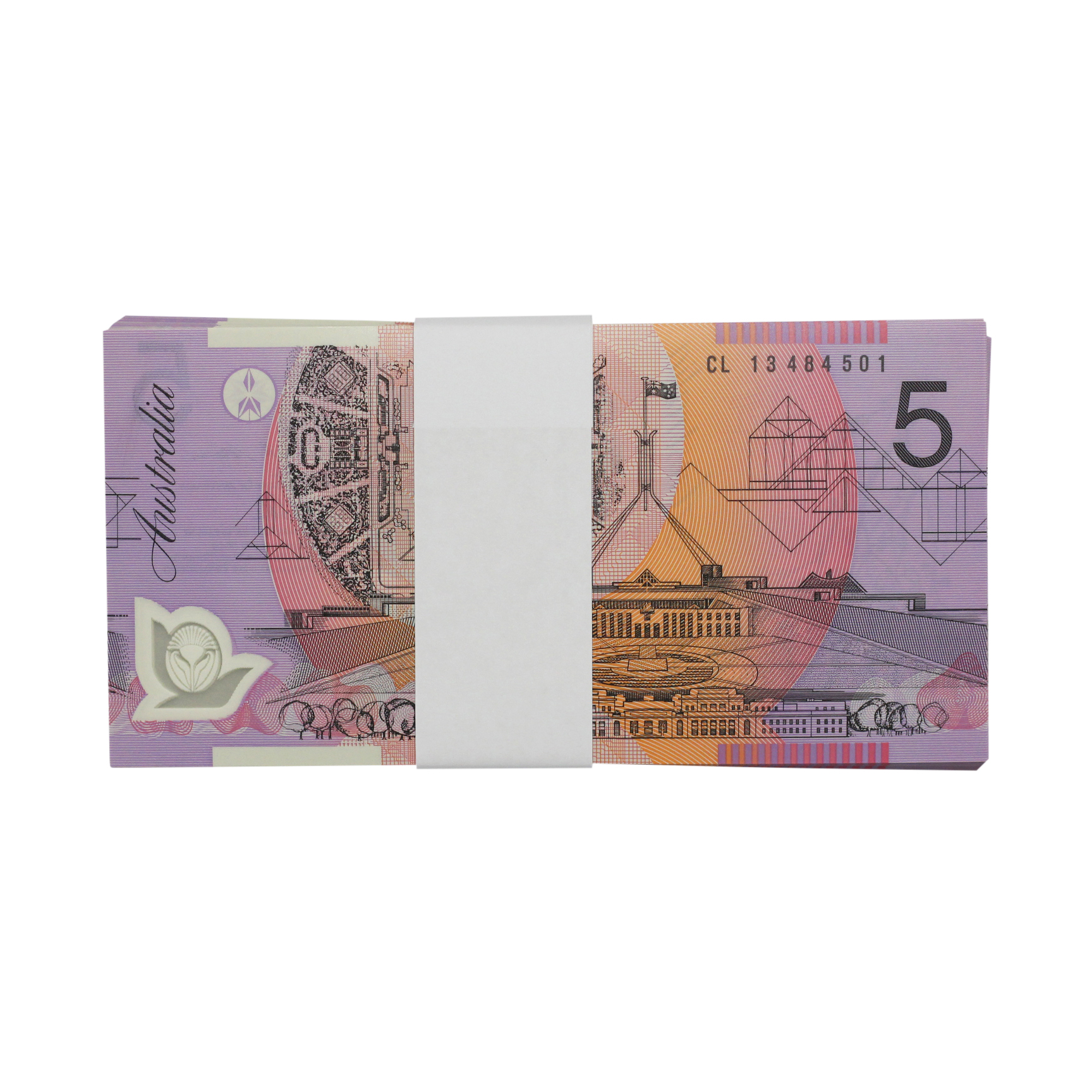 2157. · Bundle, Stevens/Parkinson, Five Dollars,  2013, UNC