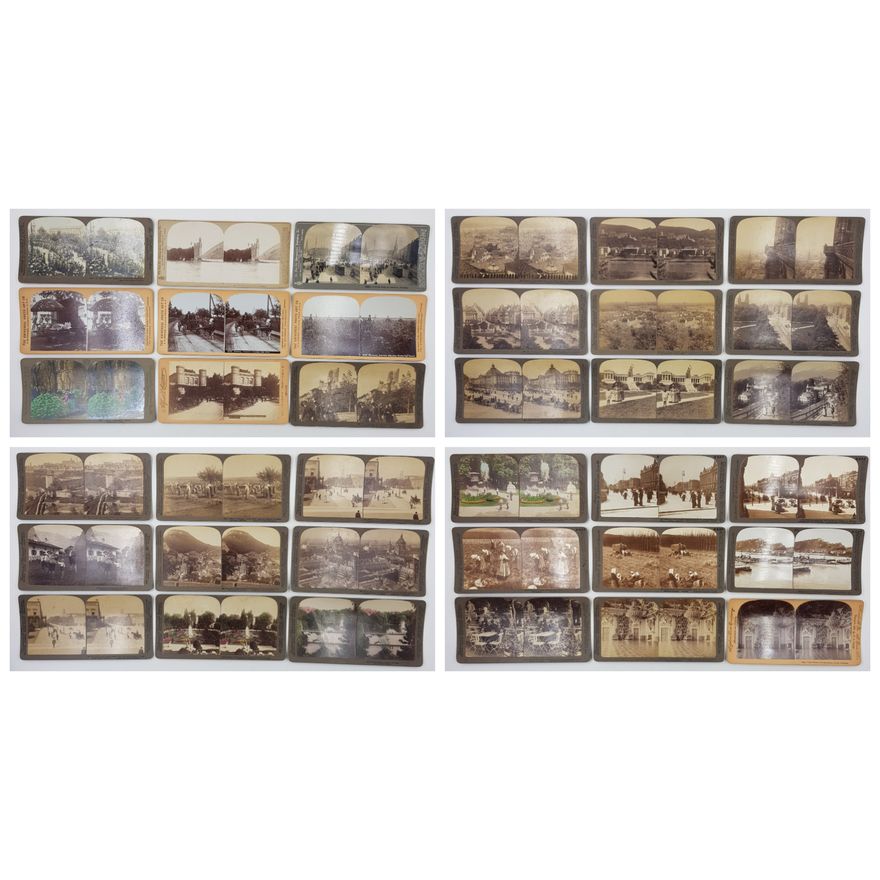 Stereograph Cards - German (x36)