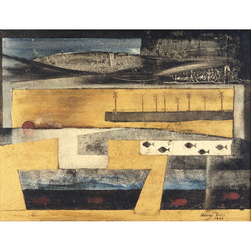 Henry Bell (New Zealand/Australia, 1927-) 'Coastline'