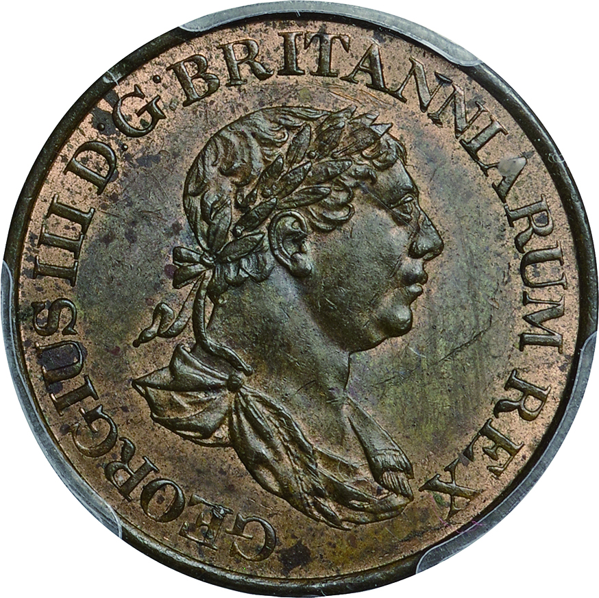 セイロン1815銅貨 - 旧貨幣/金貨/銀貨/記念硬貨