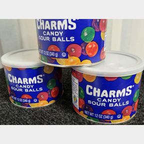 CHARMS Sour Ball Canister 340g(12oz) (x3) - 51221/1013