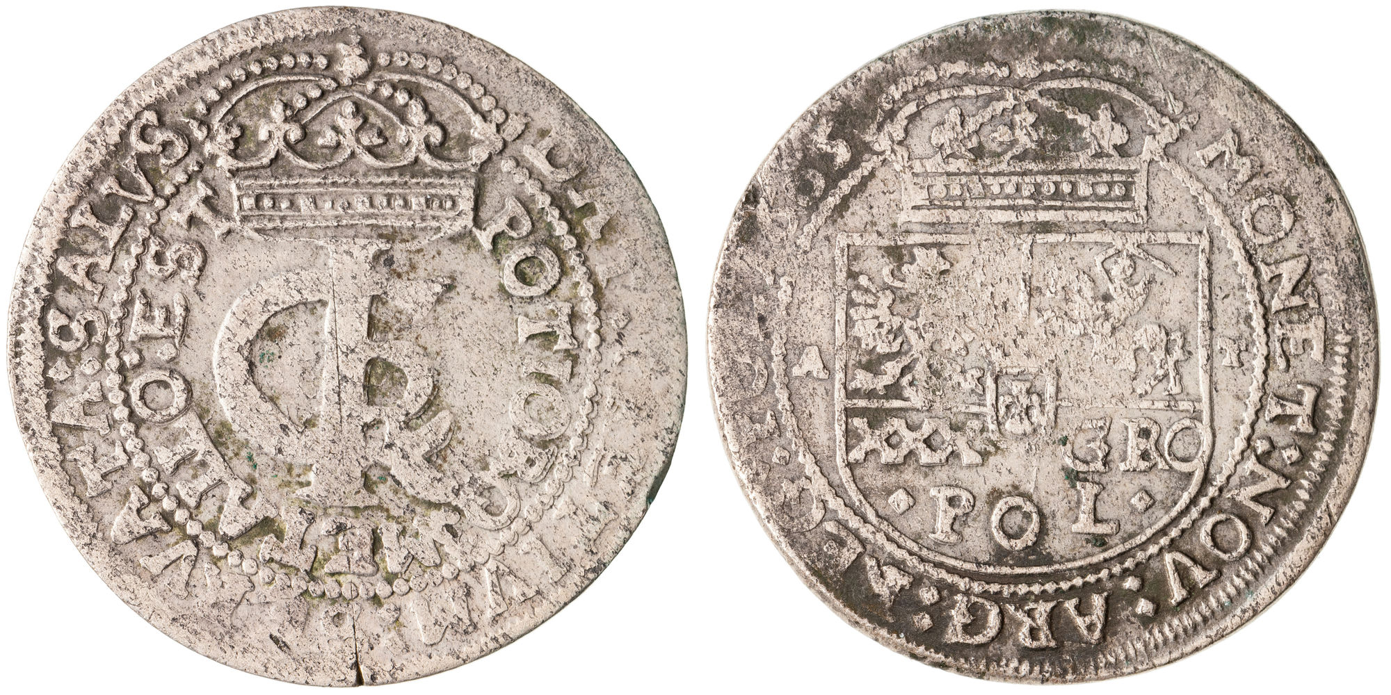 Poland, Lithuanian Commonwealth, Thirty Groschen, 1665, Fine