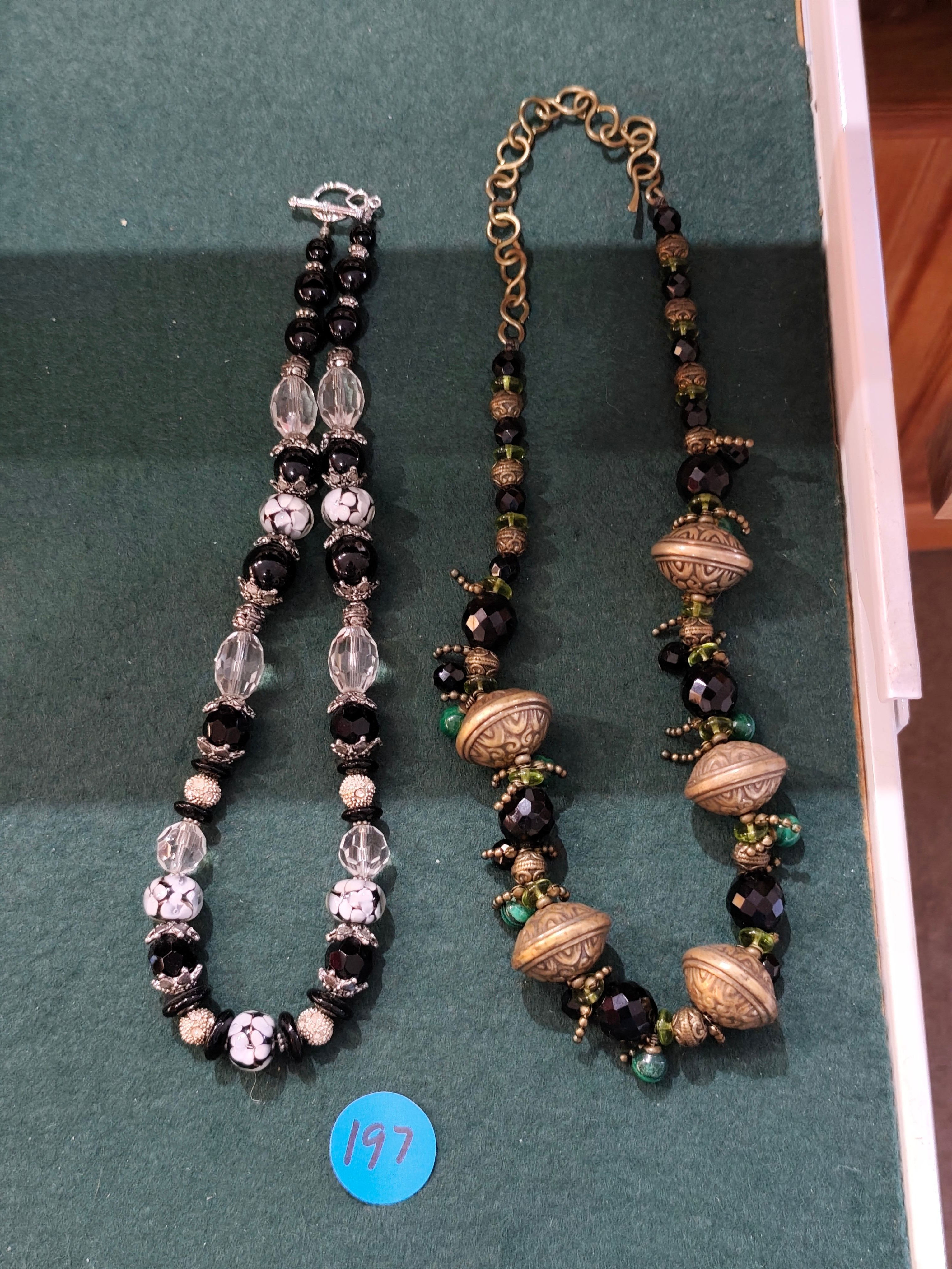 Costume Bead Necklaces x 2 — sold at auction in New Zealand for $10