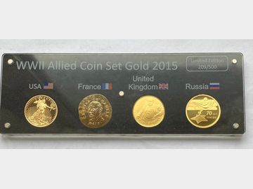 2015 WORLD WAR II 2015 ALLIED GOLD SET